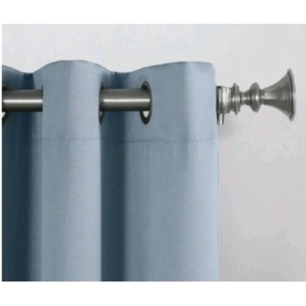 ⚡️ Lichtenberg 54 x54 Grommet Top Room Darkening Curtain one Panel Vintage ⚡Blue